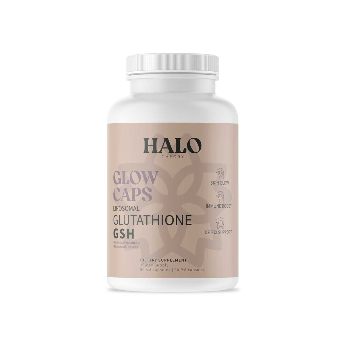 Halo Theory Glow Caps — Liposomal Glutathione (60 Capsules)